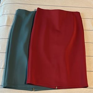 Pencil skirts